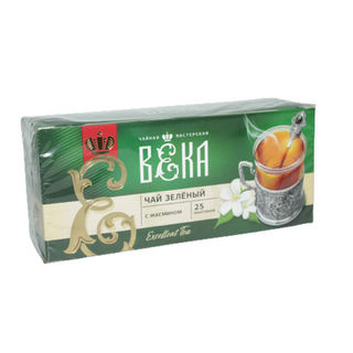 Чай зеленый Краснодарский ВЕКА с жасмином 25пак